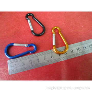 Pear Shaped Aluminum Snap Clip/Carabiner Hook
